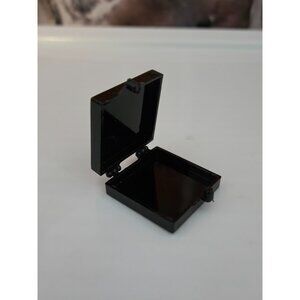 15 Plastic Acrylic Square Hinged Box Containers for Gems Pins Beads 1-1/4 inch